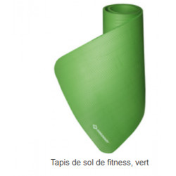 TAPIS DE SOL SPORT FITNESS EP 15MM L1830Xl610 NOIR  