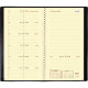 AGENDA DE POCHE SEMAINIER ITALSEPT SPIRALE 8,8X17CM NOIR 13 mois août à août 1 semaine sur 1 page