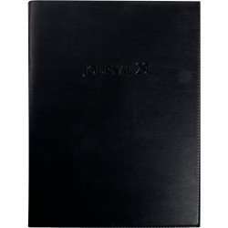 AGENDA JOURNAL 29 NOIR 21x29,7cm 12 mois Janvier à Décembre . 1 jour par page