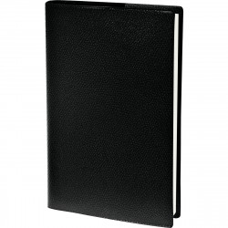 AGENDA SEMAINIER EUREQUART PLASTIQUE NOIR 24x30cm. 13 mois de décembre à décembre
