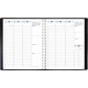 AGENDA SEMAINIER EUREQUART PLASTIQUE NOIR 24x30cm. 13 mois de décembre à décembre