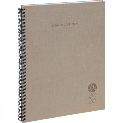 AGENDA SEMAINIER FOREVER 21X29,7CM LIN 13 mois Décembre à Décembre. La semaine sur 2 pages