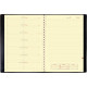 AGENDA SEMAINIER NOTE SPIRALE 21X29,7CM NOIR 12 mois 1/2 de mi-décembre à décembre. La semaine sur 1 page