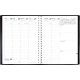 AGENDA SEMAINIER PRÉSIDENT SPIRALE 21X27CM NOIR 13 mois août à août 1 semaine sur 2 pages