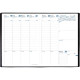 AGENDA SEMAINIER PROFESSIONNELS CONSUL NOIR 21x29,7cm