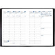 AGENDA SEMAINIER PROFESSIONNELS RANDONNÉE NOIR 9x13cm