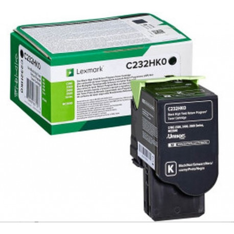 C232HK0 TONER LEXMARK NOIR 3000P P/C2425/C2535-C2640