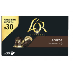 CAFE CAPSULES *BTE30* P/NESPRESSO OR FORZA