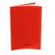 CAHIER POLYPRO 96 PAGES 24X32 SEYÈS, COUVERTURE POLYPRO ROUGE 80G PIQUE 