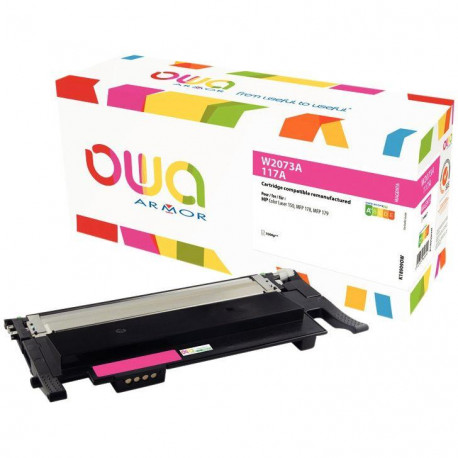 CARTOUCHE LASER COMPATIBLE À LA MARQUE HP W2073A MAGENTA
