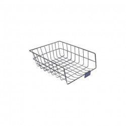 CORBEILLE À COURRIER FIL MÉTAL HT 12CM