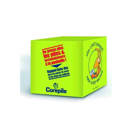 DEPOT+REPRISE CARTON COLLECTE PILES USAGEES