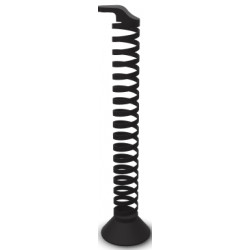 DESCENTE DE CABLES EXTENSIBLE JUSQU'A 1.5M - NOIR PLASTIQUE