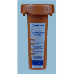 DIPHOTERINE FLACON POLYETHYLENE 50ML AVEC OEILLIERE ET ETUI CEINTURE LIS 1520 DI