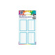 ETIQUETTES AUTOCOLLANTES D IDENTIFICATION PQT24 36 X 56 MM BLEUES 570015