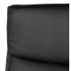 FAUTEUIL DE DIRECTION BUREAU TISSU NOIR DOSSIER REGLABLE +