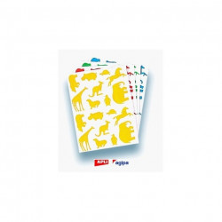  GOMMETTE ANIMAUX SAUVAGES AGIPA 119304 PQT180