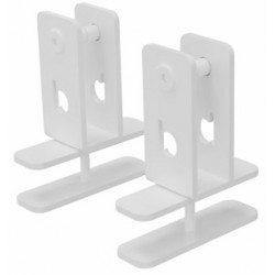 KIT 2 PINCES - ECRAN BEWALL / MULTIPOSTE FIXE  BLANC METAL