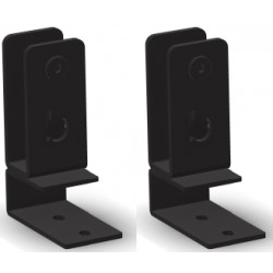 KIT 2 PINCES - ECRAN BEWALL / POSTE INDIVIDUEL NOIR METAL