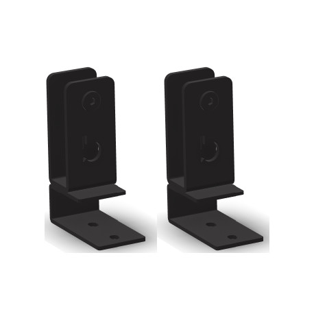 KIT 2 PINCES - ECRAN BEWALL / POSTE INDIVIDUEL NOIR METAL