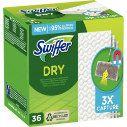 LINGETTE SECHE SWIFFER BTE36 RECHARGE