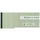 LOT X10 BILLET A ORDRE 10.1X21CM EN CARNET A SOUCHE DE 50FEUILLETS