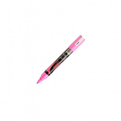 MARQUEUR CRAIE CHALK PWE-5M ROSE FLUO UNIBALL PWE-5M RE FLUO UNIBALL
