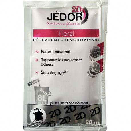 NETTOTANT DÉTERGENT FLORAL DÉSODORISANT  REMANENT SOL DOSETTE INDIVIDUELLE BTE250 UTILISATION AUTOLAVEUSE