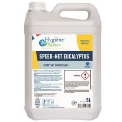 NETTOYANT SURPUISSANT  DEGRAISSANT MULTI USAGES BIDON 5L SPEED NET EUCALYPTUS CONTACT ALIMENTAIRE HYGIENE ET NATURE