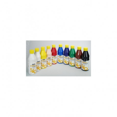 PEINTURE ACRYLIQUE FLACON 500ML PEINTURE ACRYCOL JAUNE PEBEO