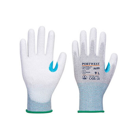 PQT X12 GANTS ANTI COUPURES PU ESD NIVEAU C