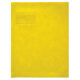 PROTEGE-CAHIER 17X22 SANS RABATS PVC 9/100 OPAQUE JAUNE x 25 INTROPA 10020548