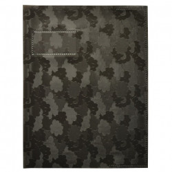 PROTEGE-CAHIER 17X22 SANS RABATS PVC 9/100 OPAQUE NOIR X 25 INTROPA 100205490