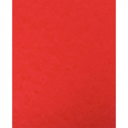 PROTÈGE-CAHIER 2 GRANDS RABATS  FORMAT 18 X 22 CM CARTE LUSTRÉE COLORIS ROUGE