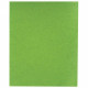 PROTÈGE-CAHIER 2 GRANDS RABATS  FORMAT 18 X 22 CM CARTE LUSTRÉE COLORIS VERT