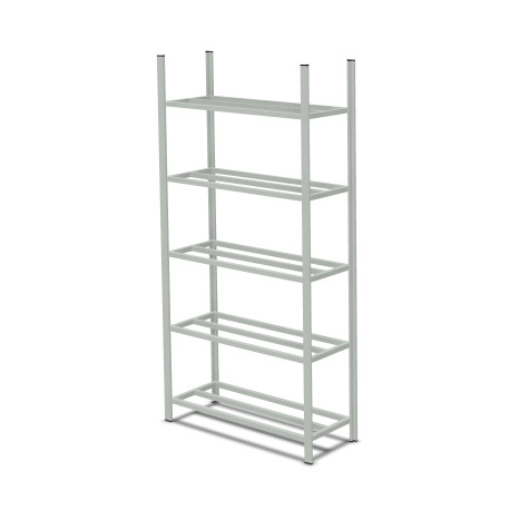 RAYONNAGE INDUST  5 TABLETTES DEPART L100 P35 H200 GALVANISÉ