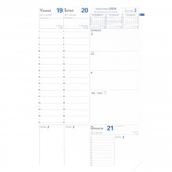 RECHARGE MILLÉSIMÉE TIME 21 16 MOIS VERTICAL