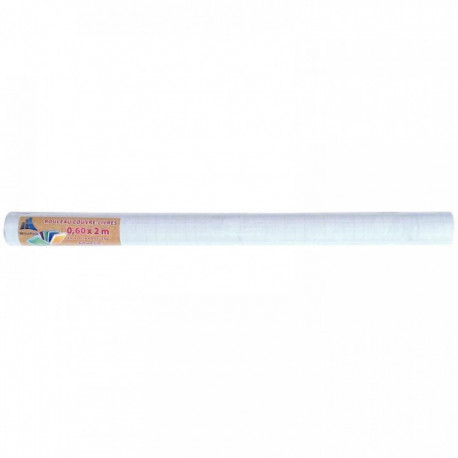 ROULEAU DE PELLICULE ADHÉSIVE CRISTAL  COUVRE LIVRE QUALITÉ STANDARD, 2 X 0,60 M