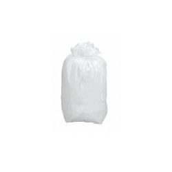 SAC POUBELLE 110L BLANC PQT200 AVEC LIEN