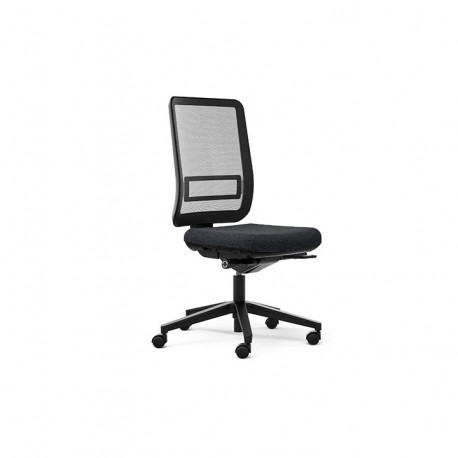 SIEGE OSCAR HAUT DOS. MECA CONFORT-RESILLE NOIR-ASSISE NOIRE