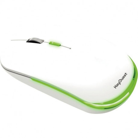 SOURIS SANS FIL HYBRIDE RECHARGEABLE KEYOUEST COULEUR BLANC