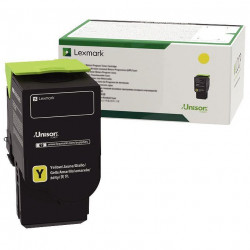 TONER À LA MARQUE LEXMARK C2320Y0 JAUNE