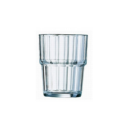 VERRES NORVEGE LOT DE 6   0.32l EMPILABLE H125MM
