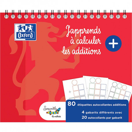 Bloc de gabarits d'additions, 80 étiquettes