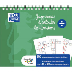 Bloc de gabarits de divisions, 50 étiquettes