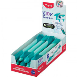 Boite de 12 stylos apprentissage requin + 6 recharges offertes