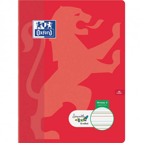 Cahier DYS format 24x32, 48 pages interligne 3 mm