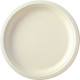 PAQUET DE 50 ASSIETTES PLATES EN FIBRE DE CANNE DIAMÈTRE 22CM