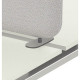 LOT DE 2 PINCES DE FIXATION POUR PANNEAU ACOUSTIQUE H40CM ALU