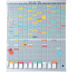 PLANNING ANNUEL 54 FENTES 96X77 CM